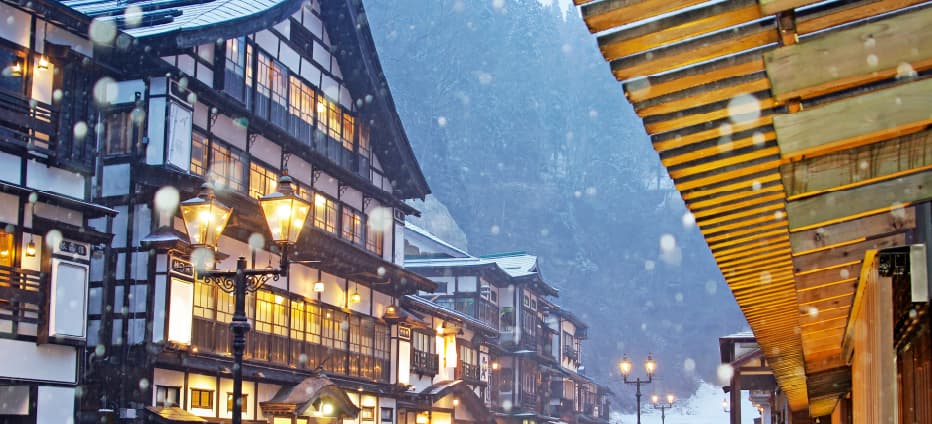 東北樹冰冬遊趣~森吉山樹冰.芭蕉雪見舟.銀山溫泉.雙溫泉五日