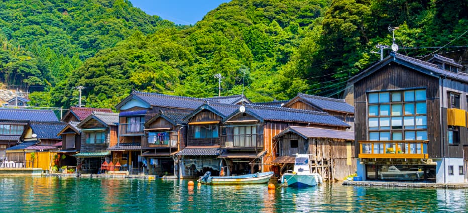 關西海之京都~伊根舟屋遊覽船．丹後鐵道.美山合掌村五日